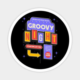 Groovy Night Magnet